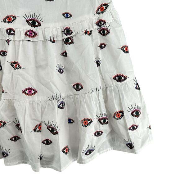 Nicole Miller “Evil Eye” Print Shift Dress • Size Small • Mod / Y2K Vibe - Picture 3 of 9